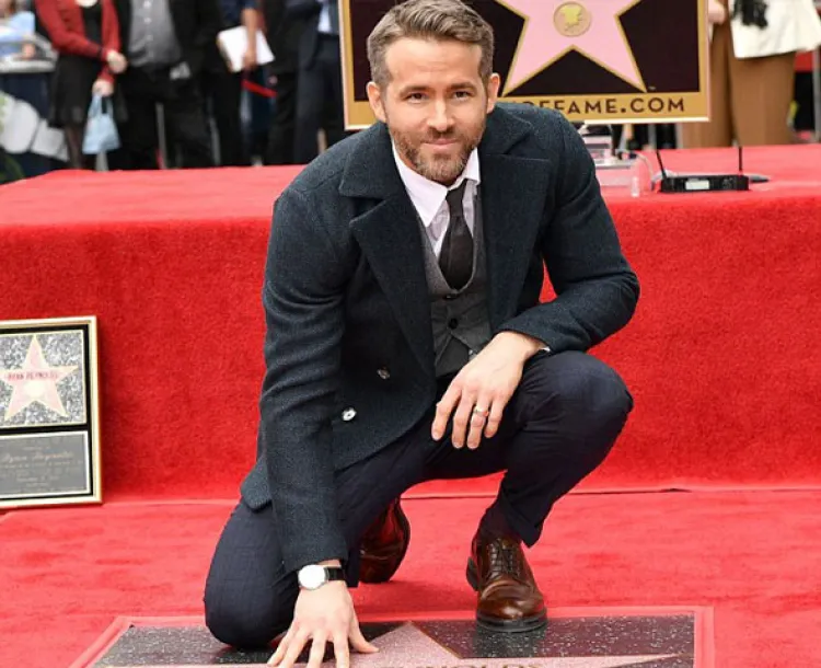 Ryan Reynolds devela su estrella