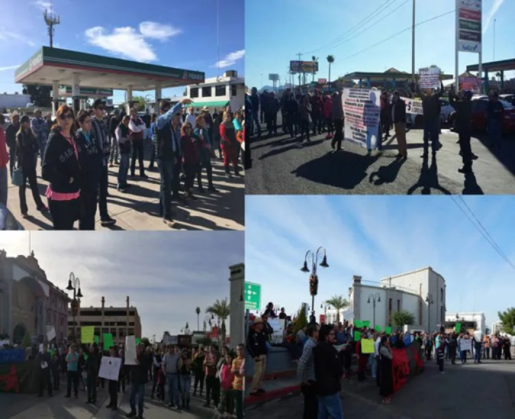 Rechazan gasolinazo ciudadanos de Hermosillo