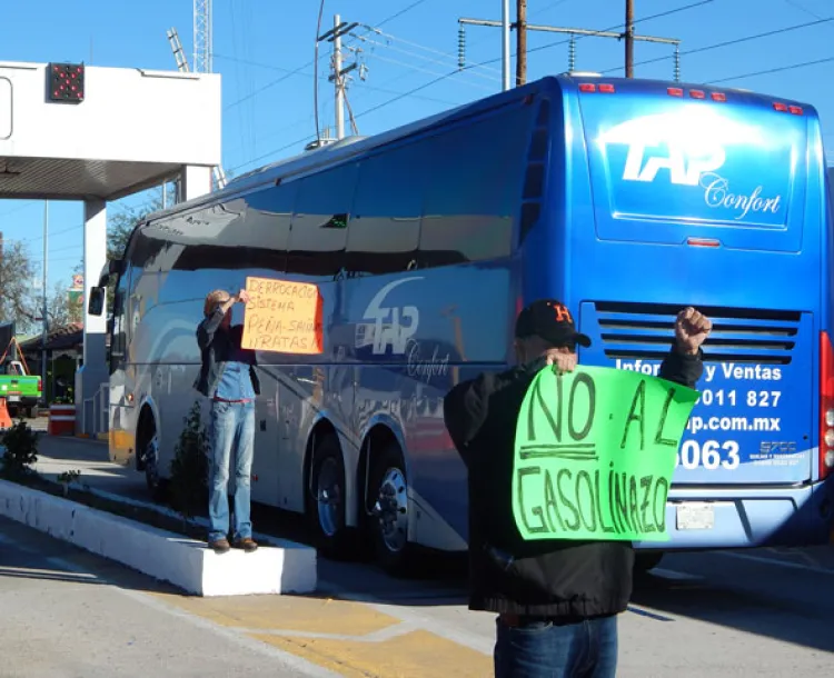 No al gasolinazo se deslinda de actos vandálicos