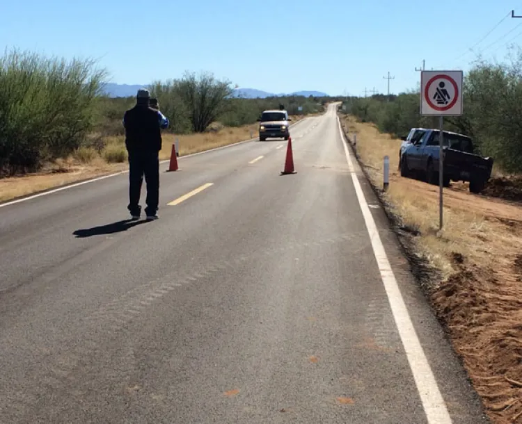 Entrega CPA carretera Ures-Pueblo Álamos