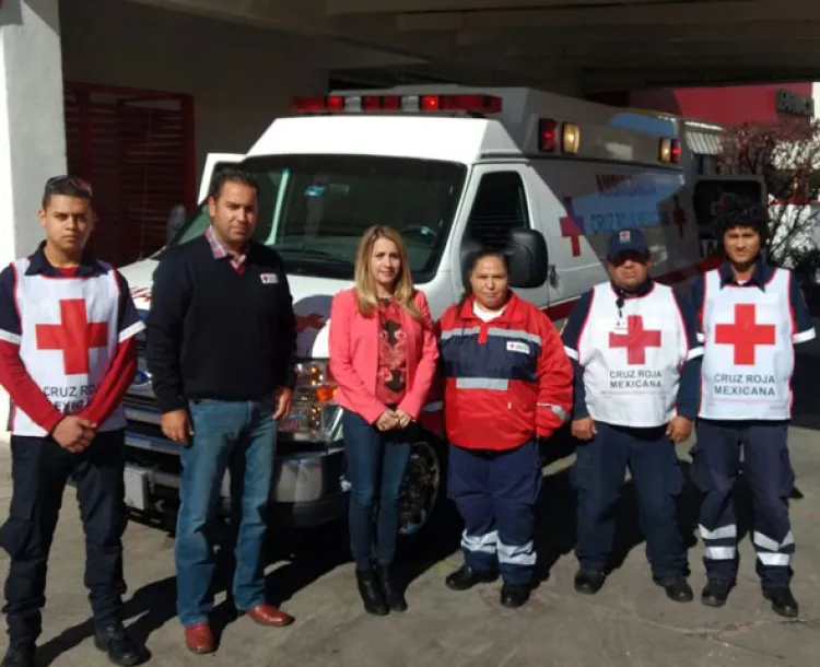 Adquiere Cruz Roja ambulancia gracias a aportaciones