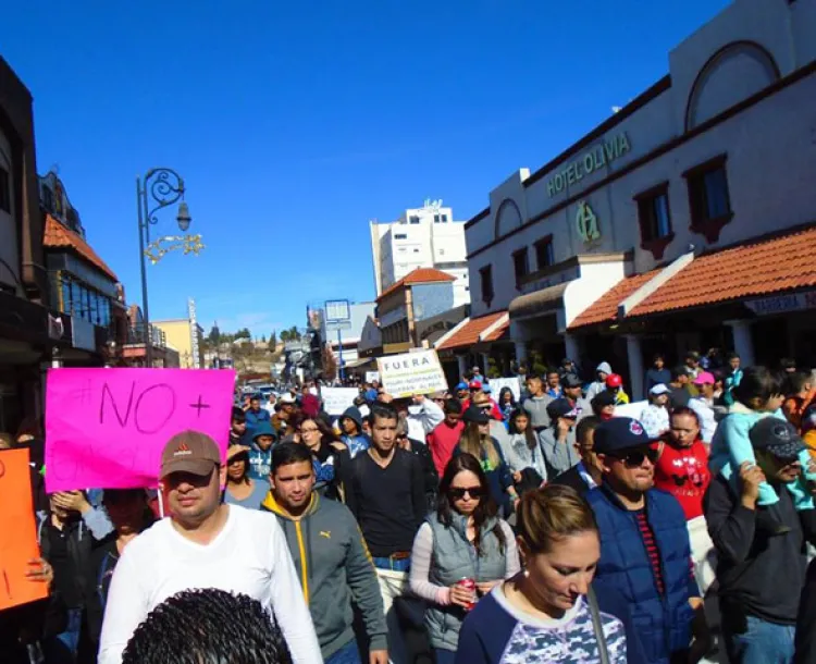 Alcalde llama a manifestarse el fin de semana pacíficamente