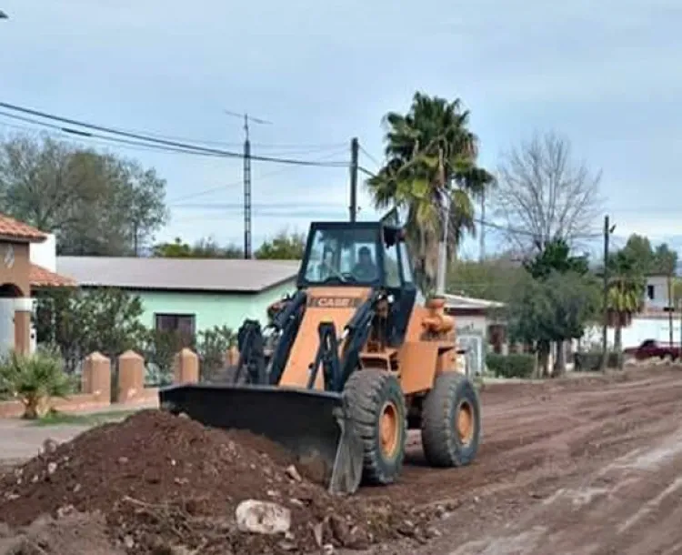 Supervisa Alcalde de Santa Ana obras de pavimentación