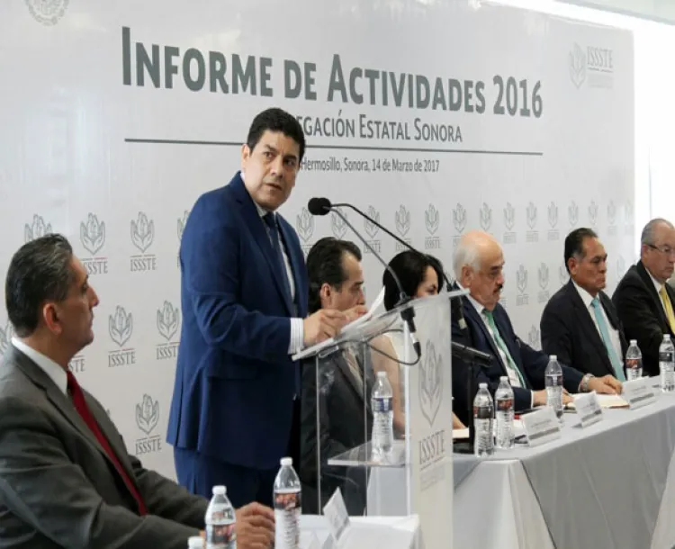 Presenta Delegado de ISSSTE Sonora Informe de Actividades