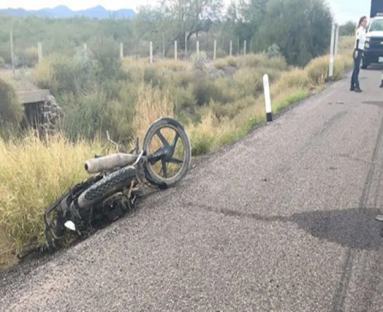 Muere motociclista al ser impactado por alcance