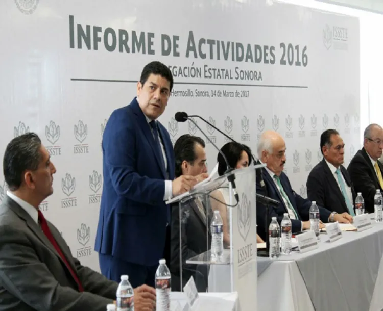 Presenta informe Delegado del Issste en Sonora