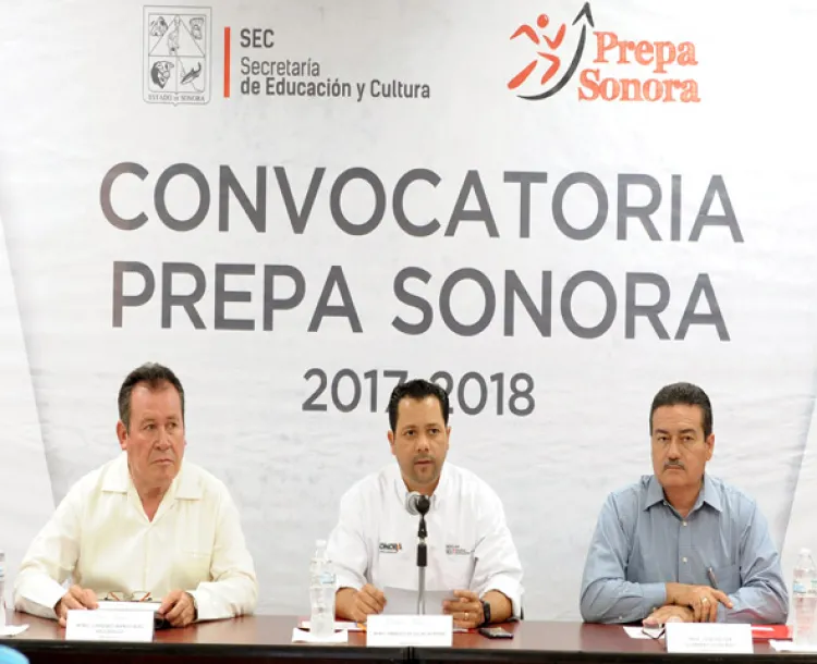 Lanzan convocatoria para asignación a Prepa Sonora ciclo 2017-2018