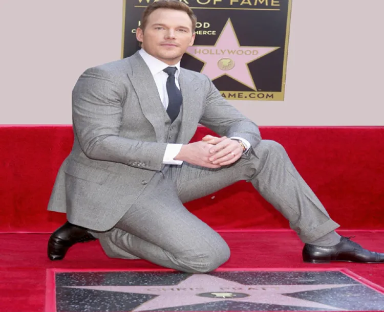 Chris Pratt ya tiene su estrella en Hollywood