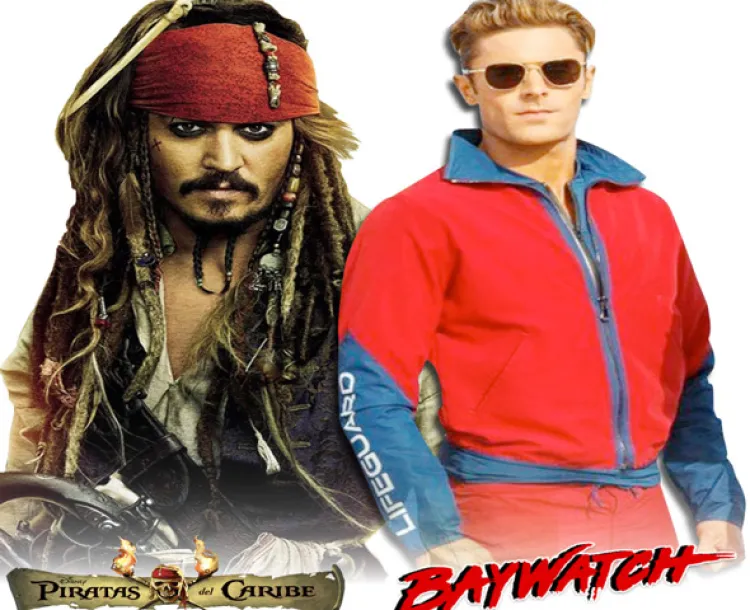 Piratas del Caribe y Baywatch van por la taquilla