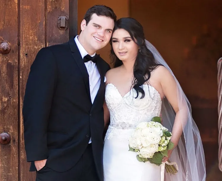  Estefanía Vásquez de Domme y Nathan Domme. Unen sus vidas