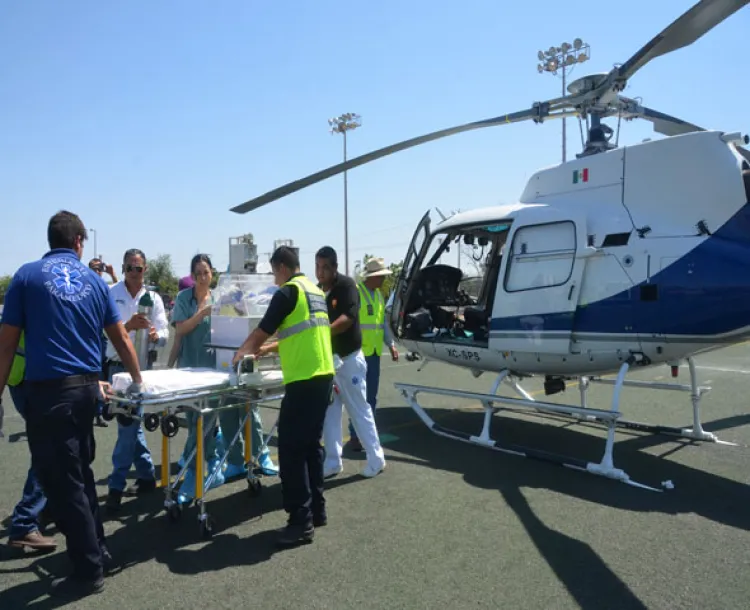 Trasladan a dos niños prematuros de Magdalena al Hospital Infantil