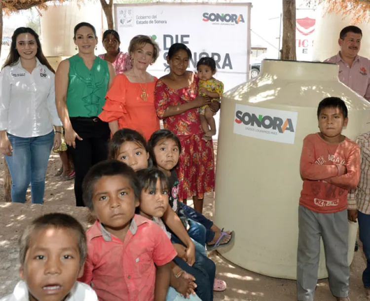 Cumple DIF Sonora a comunidad indígena