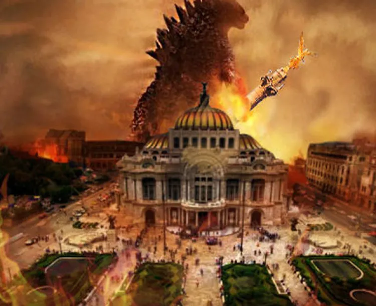 Por Godzilla cierran calles de CDMX