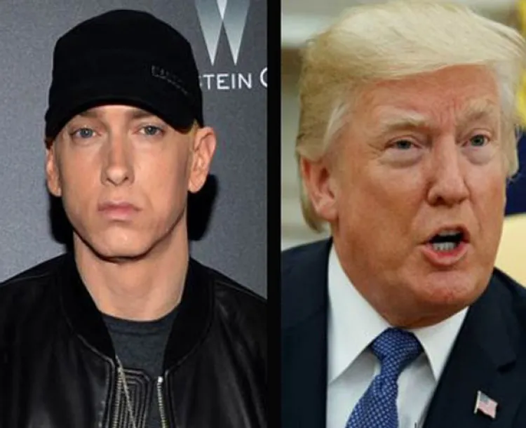 Trump es un “abuelo racista y kamikaze”: Eminem