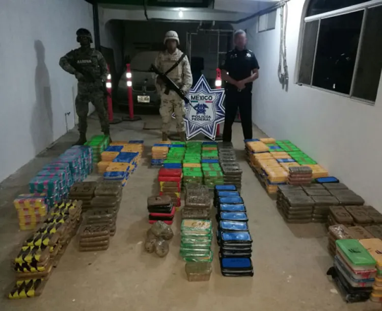 Incautan 510 kilos de droga en hoteles de Baja California