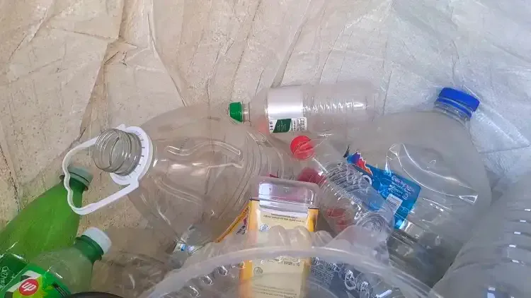 Llenan primer contenedor de plástico para reciclar en Nogales