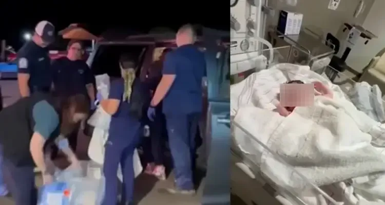 Sorprendente: Mujer da a luz a su bebé en estacionamiento de hospital en Arizona