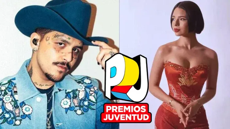 ¿Debutarán como pareja? Nodal y Ángela Aguilar desatan furor al ser nominados a los Premios Juventud