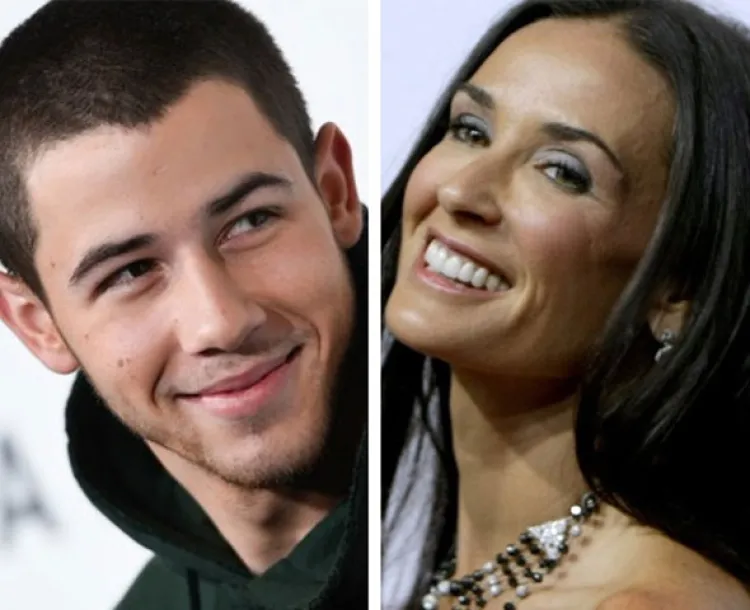 Demi Moore, de 55, es pareja de Nick Jonas, de 25 años