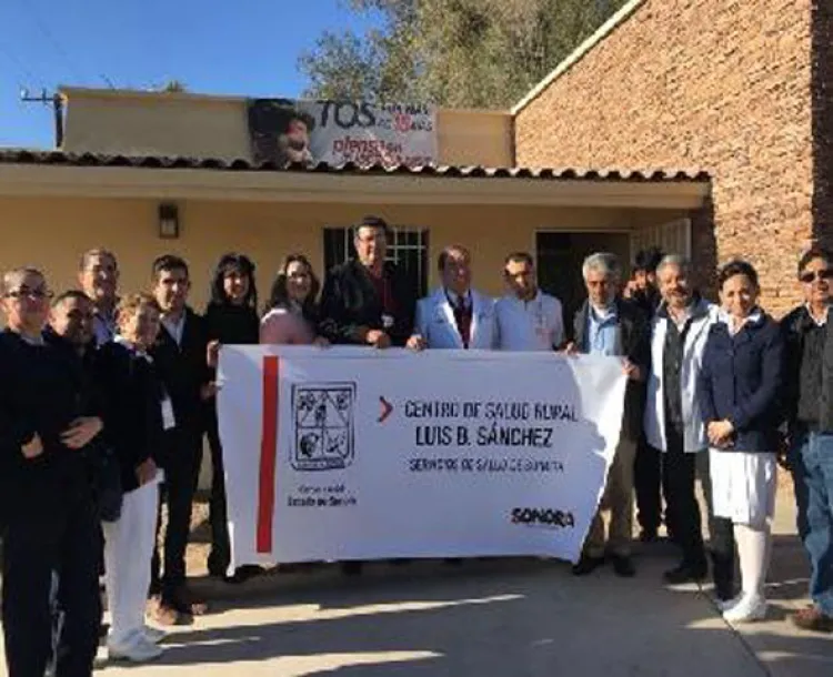 Entrega Salud remodelación de Centro Rural