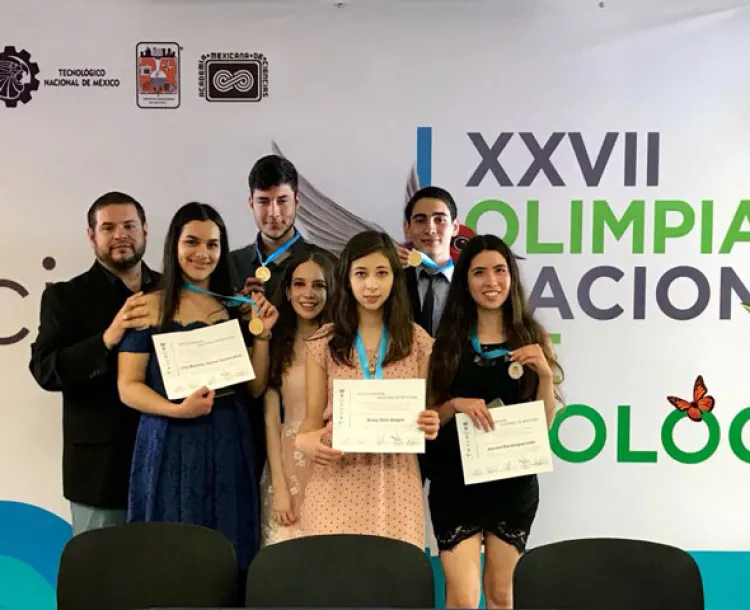 Destacan alumnos del Cobach en Olimpiada Nacional