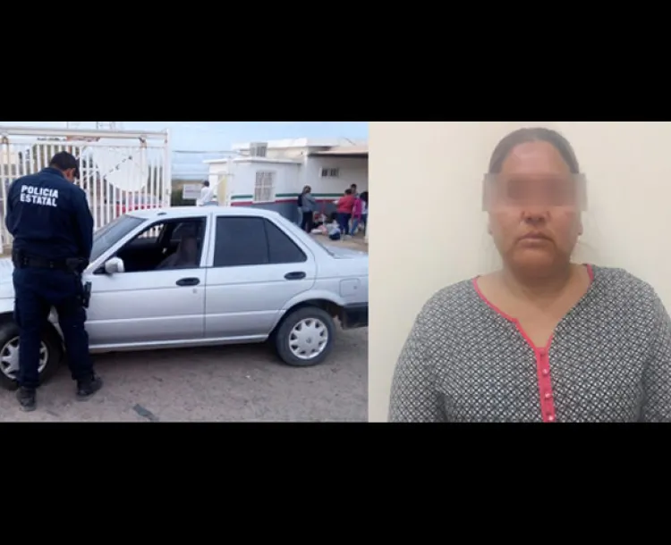 Detecta PESP a mujer en vehículo robado