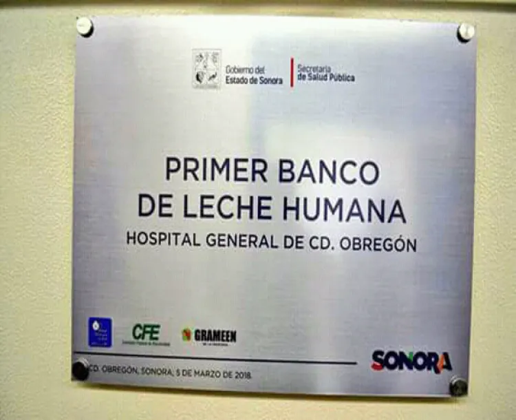 Inauguran el primer Banco de Leche Humana de Sonora