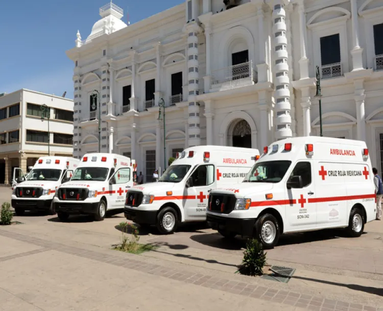 Entrega CPA cuatro ambulancias a Cruz Roja