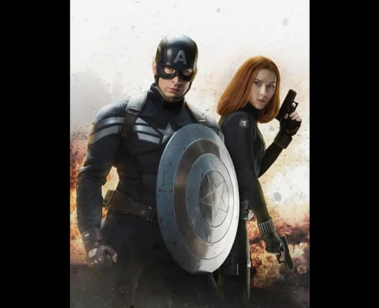 Viuda Negra y Capitán América tendrían un romance