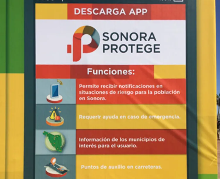 Lanza Gobernadora app Sonora Protege