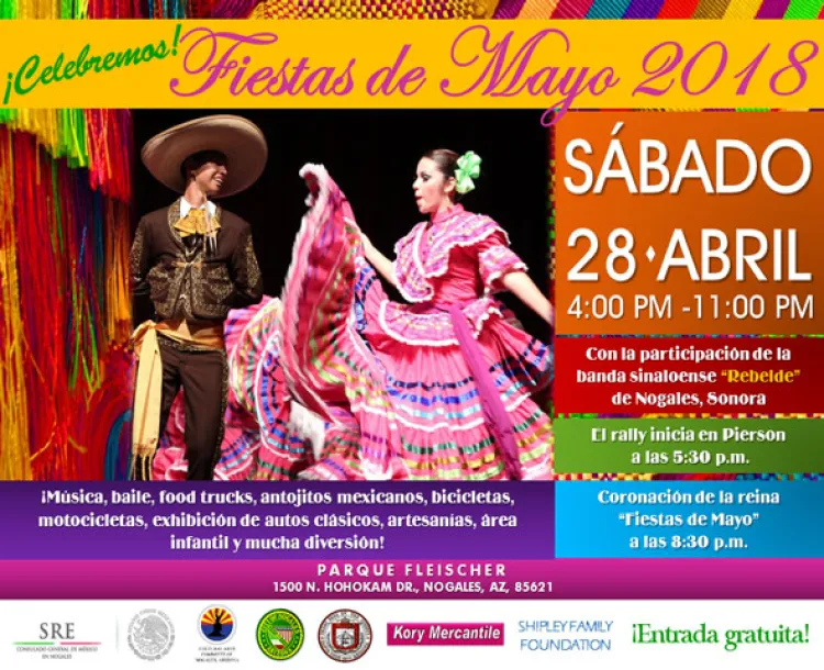 Celebrarán Fiestas de Mayo en Consulado de México en Nogales, Arizona