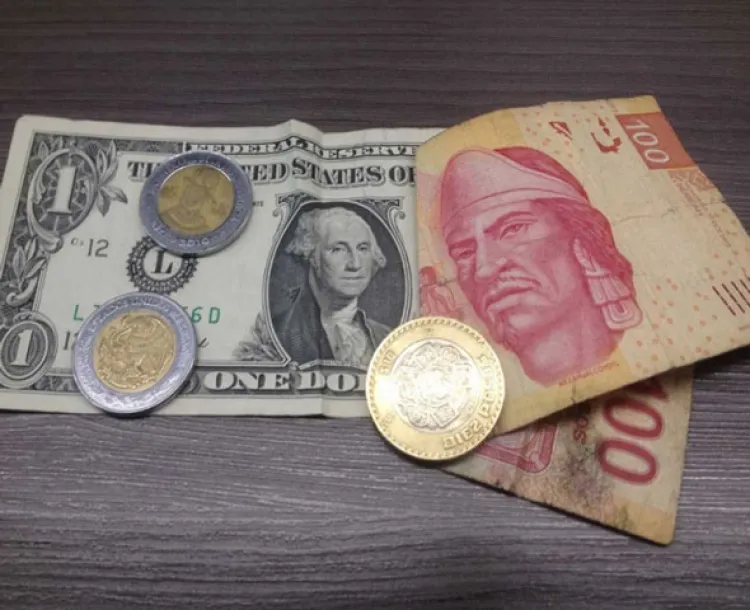 Dólar se cotiza en 19.98 pesos por unidad
