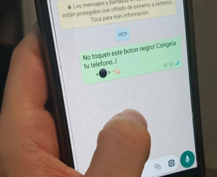 El “círculo negro” de WhatsApp llega a los iPhone
