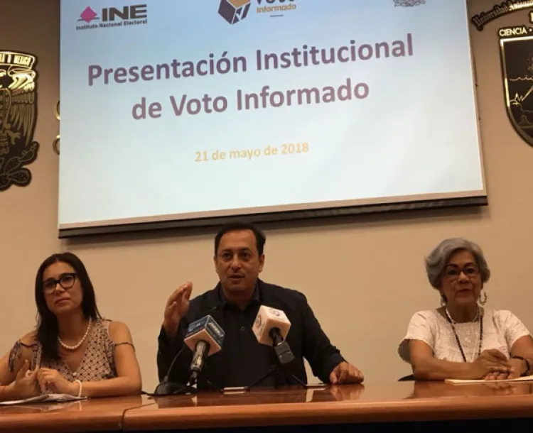 Presentan plataforma digital Voto Informado