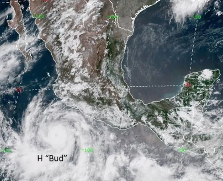 Traerá huracán ‘Bud’ lluvias