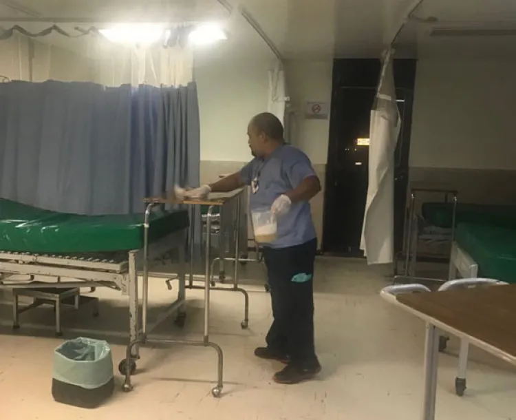 Trabaja IMSS para reestablecer servicio en Hospital General de Guaymas