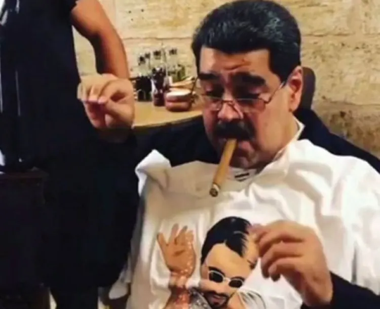 Maduro en lujoso restaurante, mientras venezolanos mueren de hambre
