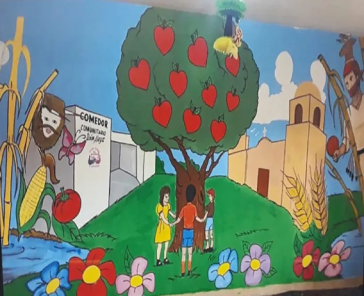 Gana mural de Etchojoa tercer lugar en el país