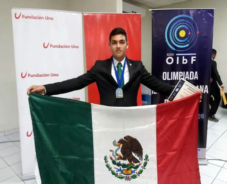 Logra estudiante del Cobach Plata en Olimpiada Iberoamericana de Física