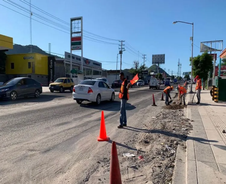 Inicia recarpeteo del bulevar Vildósola