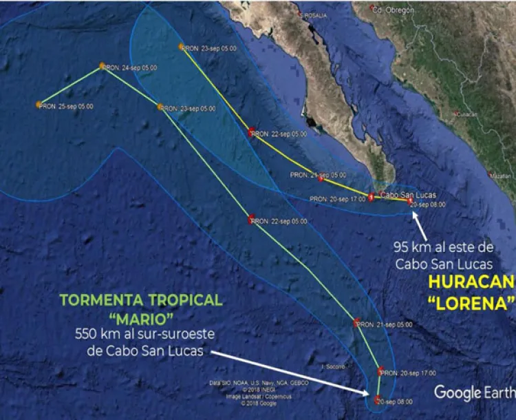 Llegará “Lorena” a Sonora