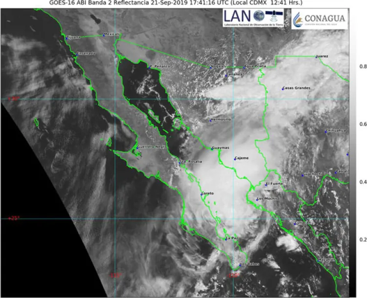 Alerta en Sonora por “Lorena”