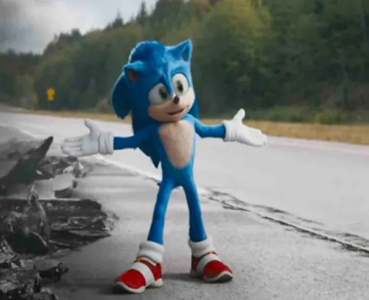 Sonic, el erizo azul, llega a la Tierra para defender al mundo