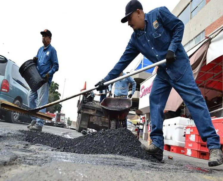 Repararán calles con concreto hidráulico