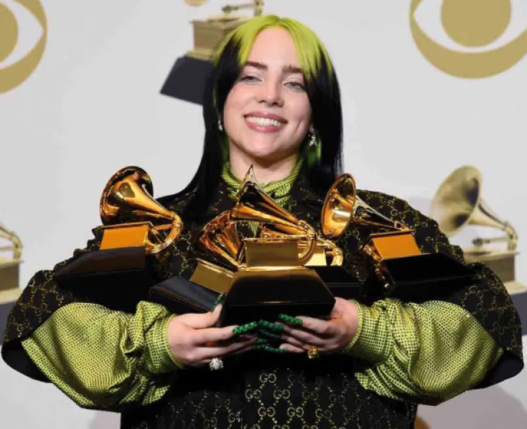 Billie Eilish gana 5 premios Grammy