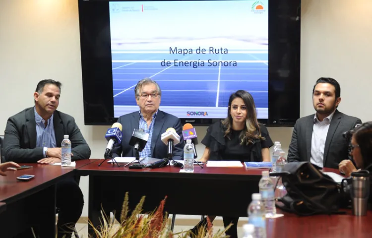 Presenta Jorge Vidal actualización de Mapa de Ruta de Energía en Sonora