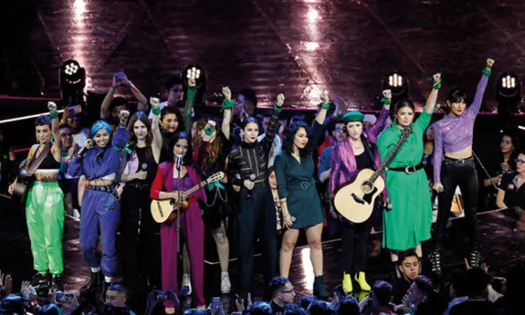 Mujeres alzan la voz en los Spotify Awards