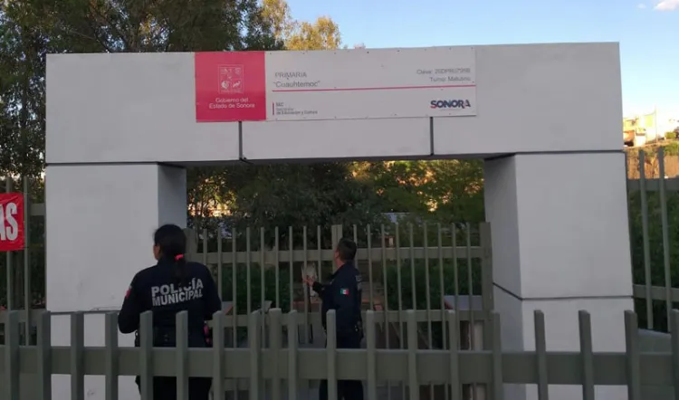 Detienen a ladrón en escuela