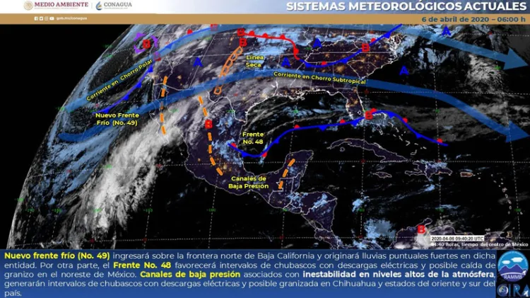 Ingresará a Sonora frente frío 49