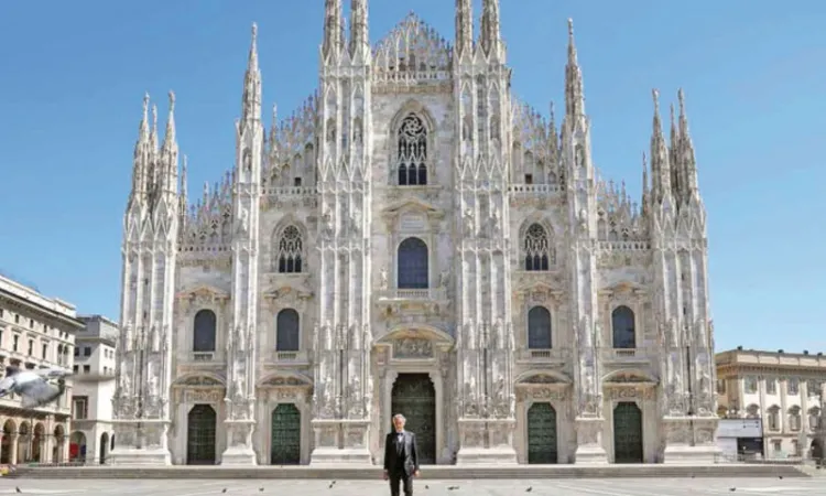 Andrea Bocelli da concierto de esperanza